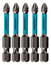 Bits Phillips PH2 50mm Torção Para Impacto Com 5 Peças 1149055 Gross Unica