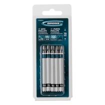 Bits Phillips Ph3 Aço S2 Rápido 70mm 5 Peças Gross Bits Phillips Ph3 Aço S2 Rápido 70mm 5 Peças Gross
