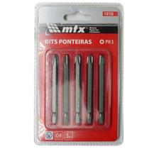 Bits phillips ph3, cromo vanadio, 75mm, 5pcs // mtx