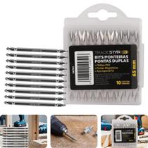 Bits Ponteira Dupla 110 mm Ph2 Philips Imantada Tradestar Bits Ponteira Dupla 110 mm Ph2 Philips Imantada Tradestar