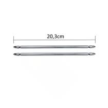 Bits ponteira parafusadeira longa ph2 ponta dupla 20cm - collins