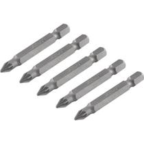 Bits Pozidrive com Encaixe de 1/4" e nº 1 de 50mm com 5 Peças - 3538301050 - VONDER Bits Pozidrive com Encaixe de 1/4" e nº 1 de 50mm com 5 Peças - 3538301050 - VONDER