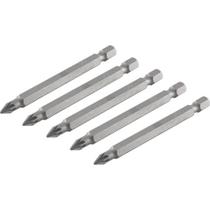 Bits Pozidrive com Encaixe de 1/4" e nº 1 de 75mm com 5 Peças - 3538301075 - VONDER Bits Pozidrive com Encaixe de 1/4" e nº 1 de 75mm com 5 Peças - 3538301075 - VONDER