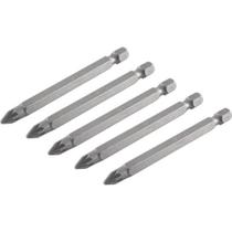Bits Pozidrive com Encaixe de 1/4" e Ponta nº 2 de 75mm com 5 Peças - 3538302075 - VONDER Bits Pozidrive com Encaixe de 1/4" e Ponta nº 2 de 75mm com 5 Peças - 3538302075 - VONDER