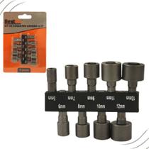 Bits Soquete Canhão Sextavado Profissional haste 1/4" em Kit Bits Soquete Canhão Sextavado Profissional haste 1/4" em Kit
