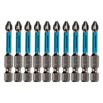 Bits torcao ph2 de impacto cromo molibdenio 50mm 10pcs gross Bits torcao ph2 de impacto cromo molibdenio 50mm 10pcs gross