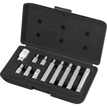 Bits Torx Spline com encaixe 1/2 POL Kit com 11 Peças 1131256 STELS Bits Torx Spline com encaixe 1/2 POL Kit com 11 Peças 1131256 STELS