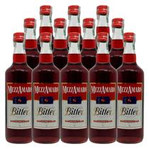 Bitter Amaro MezzAmaro Garrafa 1l 12 Unidades