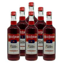 Bitter Amaro MezzAmaro Garrafa 1l 6 Unidades