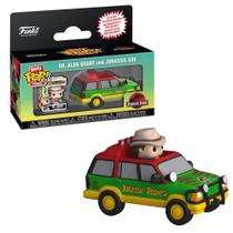 Bitty Pop! Rides Jurassic Park Dr. Alan Grant e Jurassic SUV