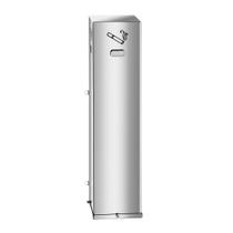 Bituqueira Slim Parede Quadrada em Aço Inox Ecobin