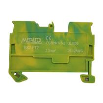 BK2FT2 Conector Terra Mola 2,5mm Frontal 2 Vias Verde Amarelo BK2FT2 Conector Terra Mola 2,5mm Frontal 2 Vias Verde Amarelo