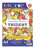 Bl Desenho Branco A4 200gr 20fls Trident