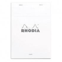 Bl notas rhodia 14,8x21 16 80g c/80 16601c white Bl notas rhodia 14,8x21 16 80g c/80 16601c white