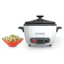 BLACK+DECKER Cozedor Arroz e Vaporizador Alimentos, 14 Copos Cozido/7 Copos Cru, Branco