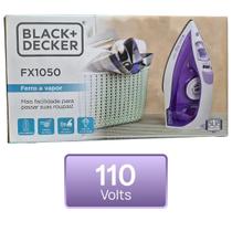 BLACK+DECKER Ferro de Passar Roupa, Com Base Antiaderente, Potência de 1200W, Modelo FX1050, 110V