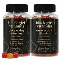 Black Girl Vitamins Uma Vez ao Dia - Multivitamínico Gummy para Mulheres - Vitaminas A, B, C, E e Zinco. Multivitamínico para Mulheres, Suporte Imunológico. Vegano, Sem Glúten. Produzido nos EUA (Suprimento para 60 Dias, Morango) Black Girl Vitamins Uma Vez ao Dia - Multivitamínico Gummy para Mulheres - Vitaminas A, B, C, E e Zinco. Multivitamínico para Mulheres, Suporte Imunológico. Vegano, Sem Glúten. Produzido nos EUA (Suprimento para 60 Dias, Morango)