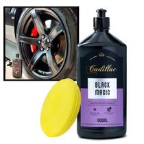 Black Magic 500ml Pretinho Cadillac + Aplicador de espuma