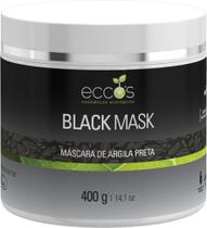 Black Mask - Máscara de Argila Preta 400g Eccos