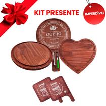 BLACK OFERTA COMBO 5 Tábuas Madeira Rusticas para Frios, Queijos, Hamburguer, Cozinha, Petiscos