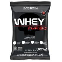 Black Skull Whey Turbo Refil 907G Baunilha