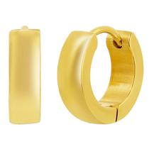 Blackjack SA-6082 Feminino Inoxidável GP 13mm Huggie Hoop Earr