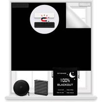 Blackout Blind BirdNest Magnetic Black 300x145cm