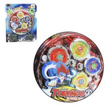 Blade Lancador Clash Tornado Luz Colors A Bateria 15 Pecas