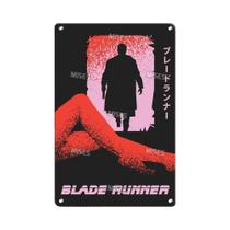 Blade Runner 1982 Filme De Ficção Científica Placa De Metal Decorativa Sinal Envelhecido Arte De