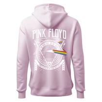 Blagasalho de frio Blusa comcapuz canguru Estampado Pink Floyd Costa Blagasalho de frio Blusa comcapuz canguru Estampado Pink Floyd Costa