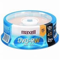 Blank media maxell 635117 discos dvd-rw 4.7gb 2x fuso dourado 15 pack - HUOGUO