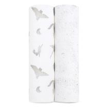 Blanket Aden + anais Muslin Swaddle, pacote com 2, 120x120 cm Blanket Aden + anais Muslin Swaddle, pacote com 2, 120x120 cm