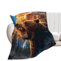 Blanket Bear Throw Blanket Bear Presentes para meninas, mulheres e homens