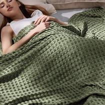 Blanket Bedsure Cooling Cotton Waffle 203x229 cm verde Blanket Bedsure Cooling Cotton Waffle 203x229 cm verde
