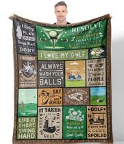 Blanket Hocgiwd Golf Presentes para homens 150 x 125 cm Blanket Hocgiwd Golf Presentes para homens 150 x 125 cm