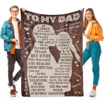 Blanket Printwoo, presente de Dia dos Pais da filha, 70 x 50 cm