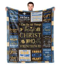 Blanket Wyhcxl, presentes de batismo para meninos, presentes cristãos para homens Blanket Wyhcxl, presentes de batismo para meninos, presentes cristãos para homens