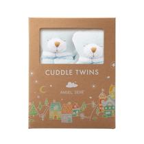 Blankie Angel Dear Cuddle Twins Blue Bear Poliéster Blankie Angel Dear Cuddle Twins Blue Bear Poliéster