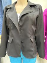 Blaser feminino manga longa
