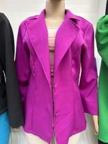 Blaser feminino roxo Blaser feminino roxo