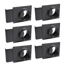 Blast Gate POWERTEC 70108-P6 para coletor de poeira de 4 polegadas - 6PK