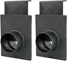 Blast Gate POWERTEC 70133V para coletor de poeira de 2,5 polegadas (pacote com 2)