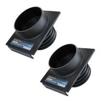 Blast Gate POWERTEC 70287-P2 4 com rosca única para a esquerda