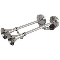 Blast Trumpet Horn Sea-Dog MAX Twin SS em aço inoxidável Blast Trumpet Horn Sea-Dog MAX Twin SS em aço inoxidável