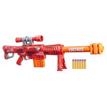 Blaster NERF Fortnite Heavy SR com Mira, 6 Dardos Mega para Crianças
