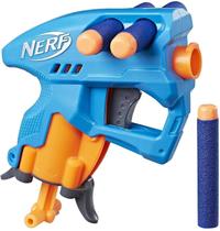 Blaster Nerf Nanofire Blue Blaster com combates
