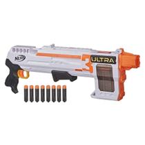 Blaster Nerf Ultra Three Pump-Action com clipe interno de 8 dardos Blaster Nerf Ultra Three Pump-Action com clipe interno de 8 dardos
