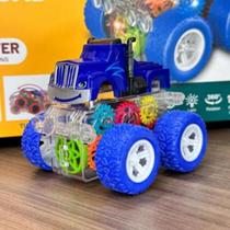 Blaze e os Monster Machines Carrinho Fricção Big Foot Brinquedo Radical Tração 4x4