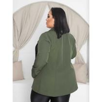 Blazer Alfaiaratia Plus Size Elegante Musso Terninho G1 G2 G3