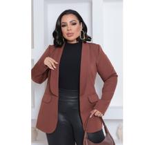 Blazer Alfaiaratia Plus Size Musso Terninho G1 G2 G3
